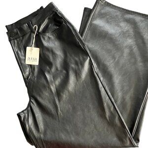 NWT Ana Faux Leather Pants Size: 16